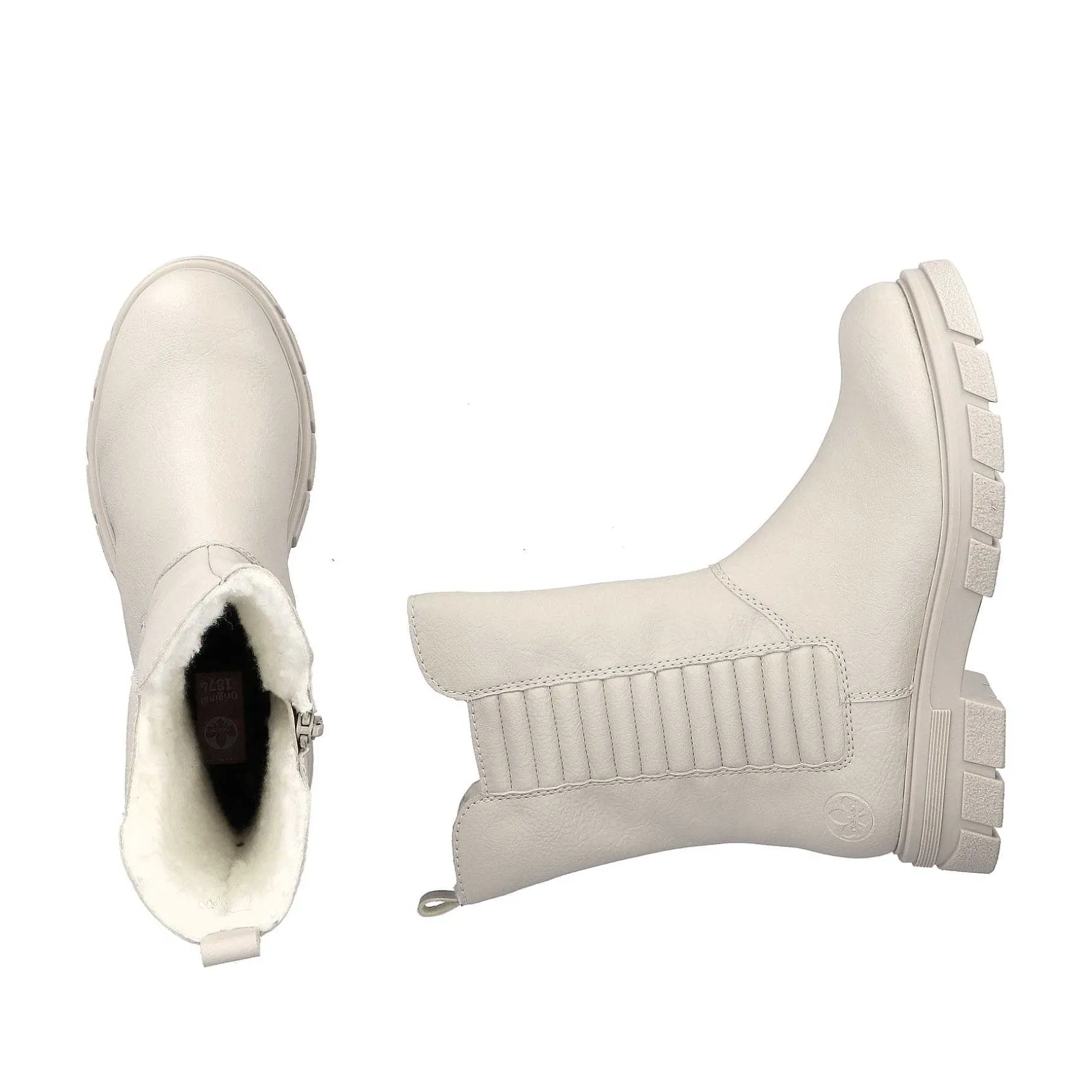 Rieker Women'S Chelsea Boots Light Beige