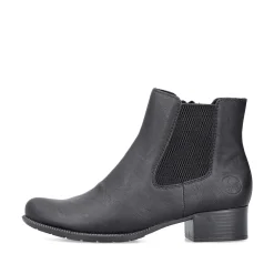 Rieker Women'S Chelsea Boots Midnight Black