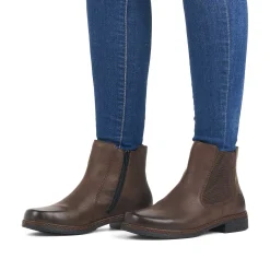 Rieker Women'S Chelsea Boots Nut Brown