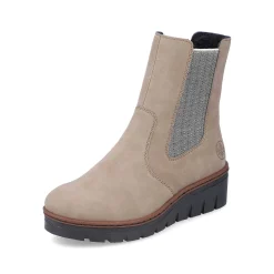 Rieker Women'S Chelsea Boots Champagne
