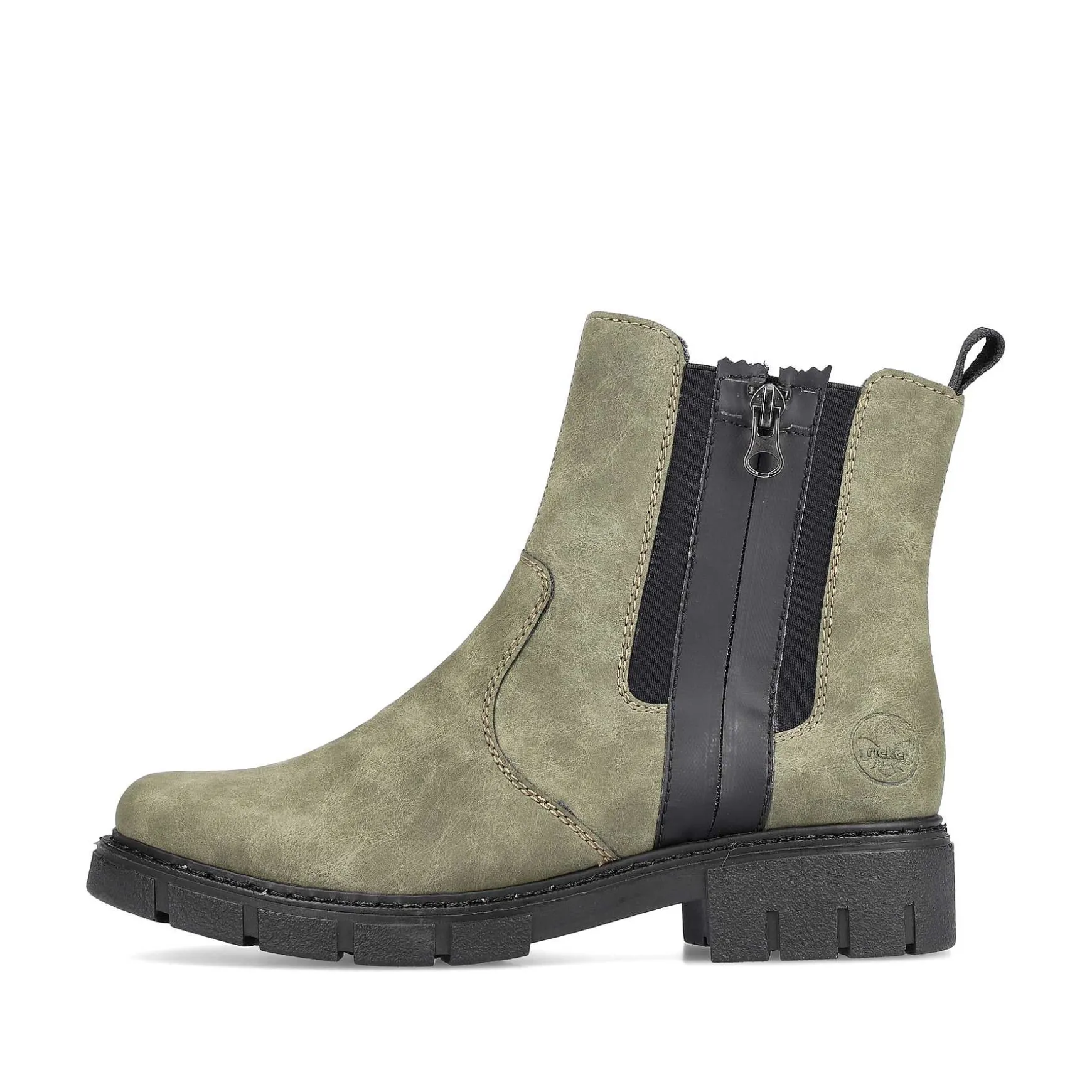 Rieker Women'S Chelsea Boots Leaf Green