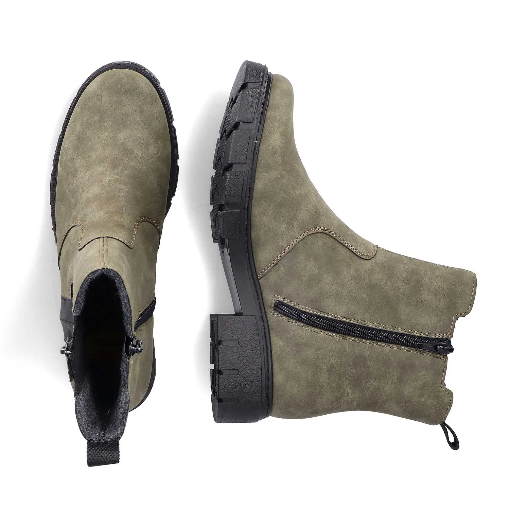 Rieker Women'S Chelsea Boots Leaf Green