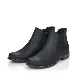 Rieker Women'S Chelsea Boots Jet Black