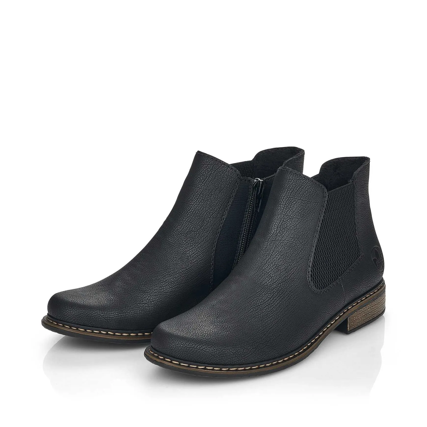 Rieker Women'S Chelsea Boots Jet Black