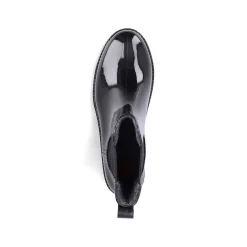 Rieker Women'S Chelsea Boots Glossy Black