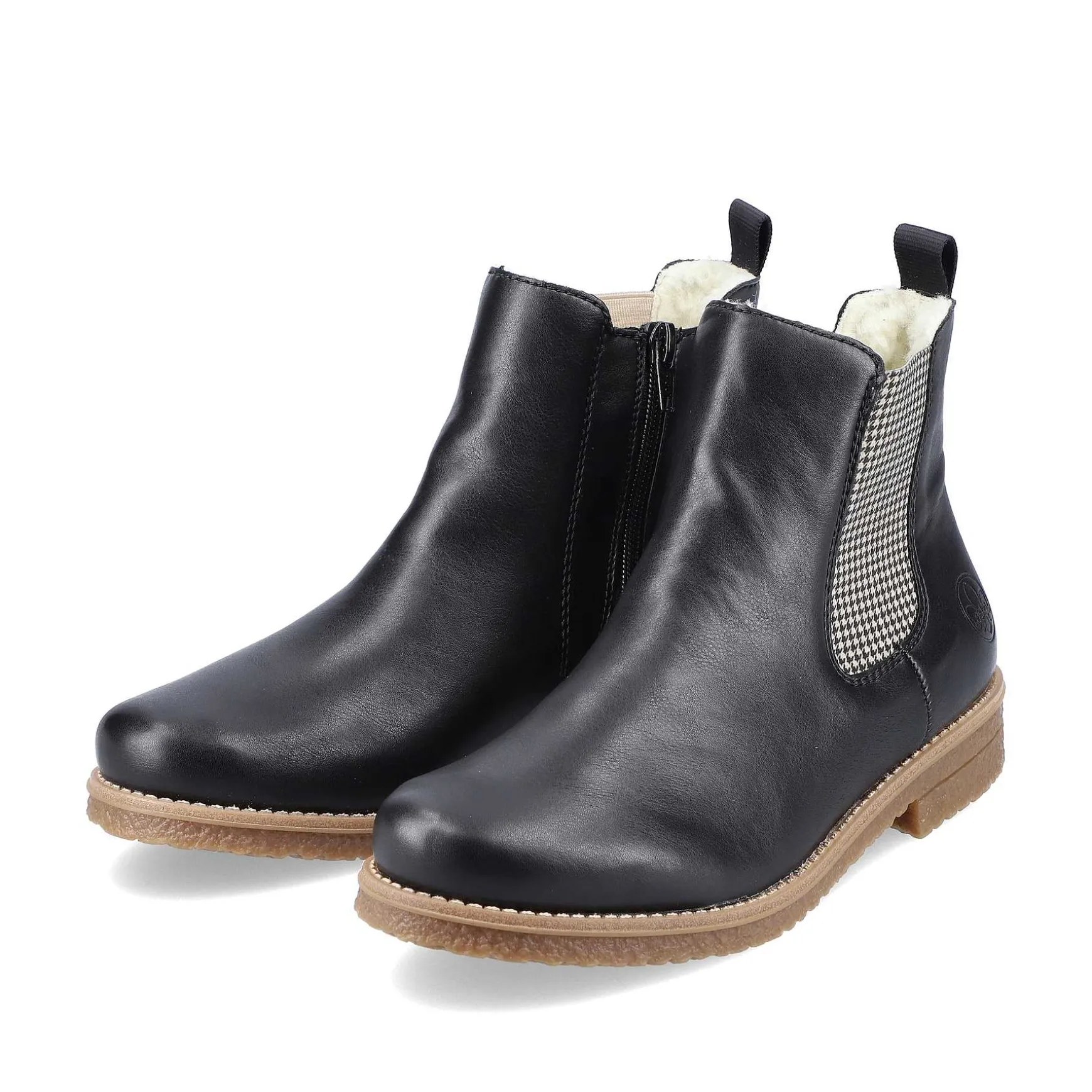 Rieker Women'S Chelsea Boots Jet Black