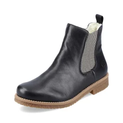 Rieker Women'S Chelsea Boots Jet Black