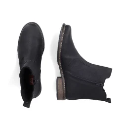 Rieker Women'S Chelsea Boots Jet Black