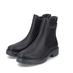 Rieker Women'S Chelsea Boots Night Black
