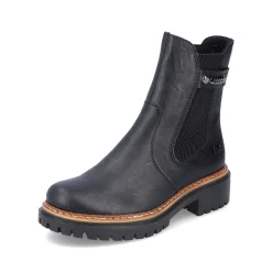 Rieker Women'S Chelsea Boots Asphalt Black