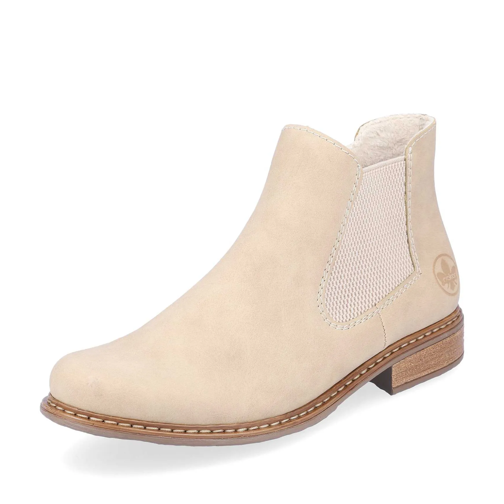 Rieker Women'S Chelsea Boots Sand Beige