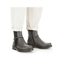 Rieker Women'S Chelsea Boots Silver Gray