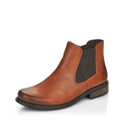 Rieker Women'S Chelsea Boots Nougat Brown