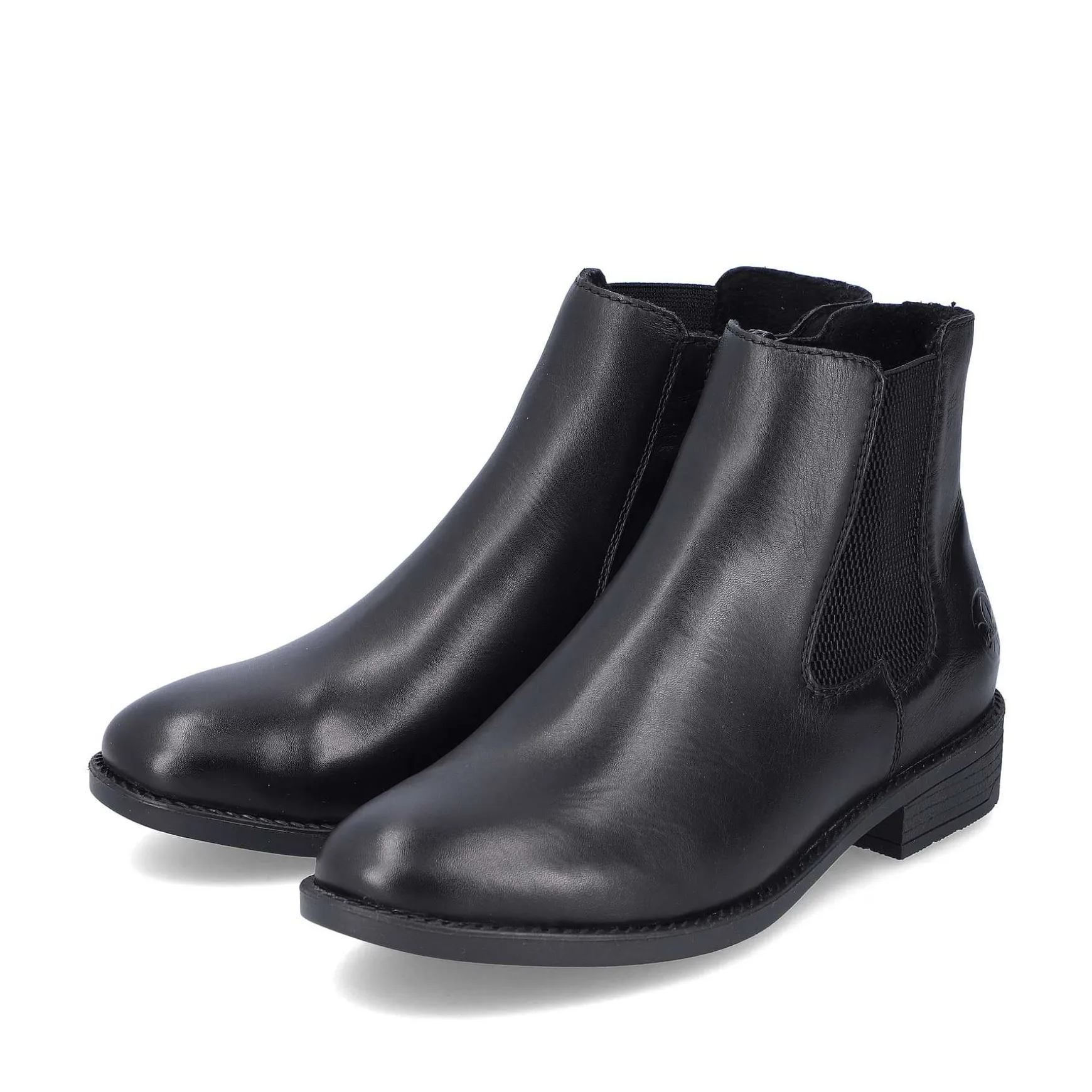 Rieker Women'S Chelsea Boots Jet Black