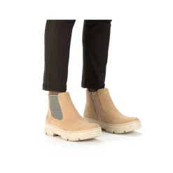 Rieker Women'S Chelsea Boots Champagne