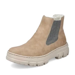 Rieker Women'S Chelsea Boots Champagne