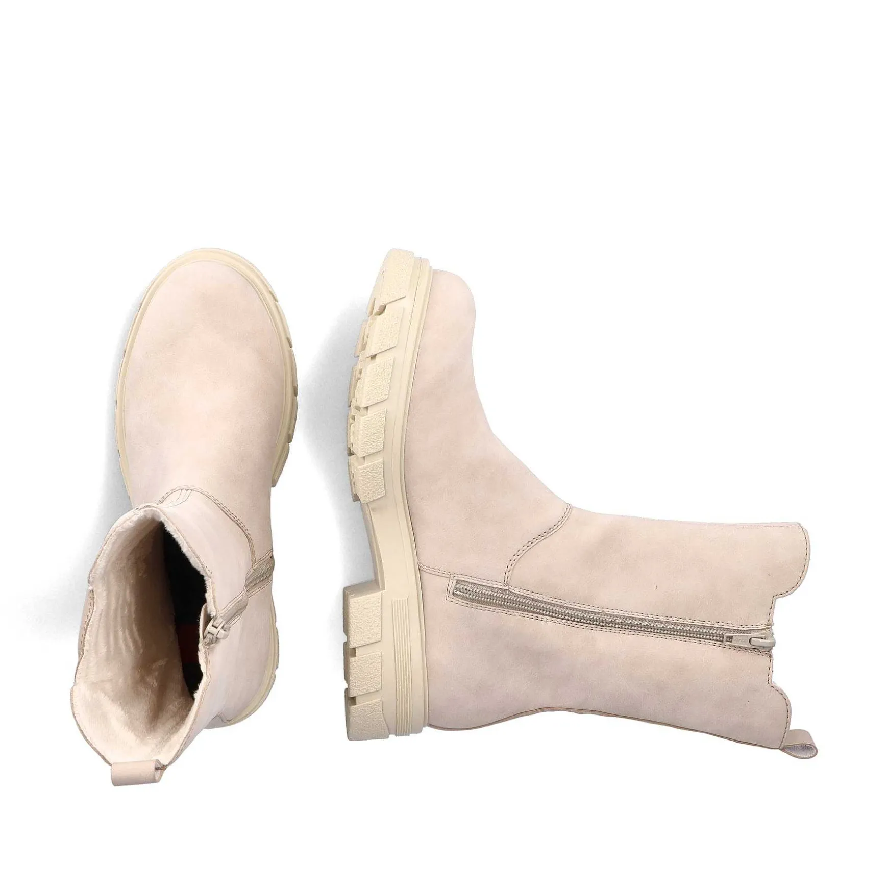 Rieker Women'S Chelsea Boots Light Beige