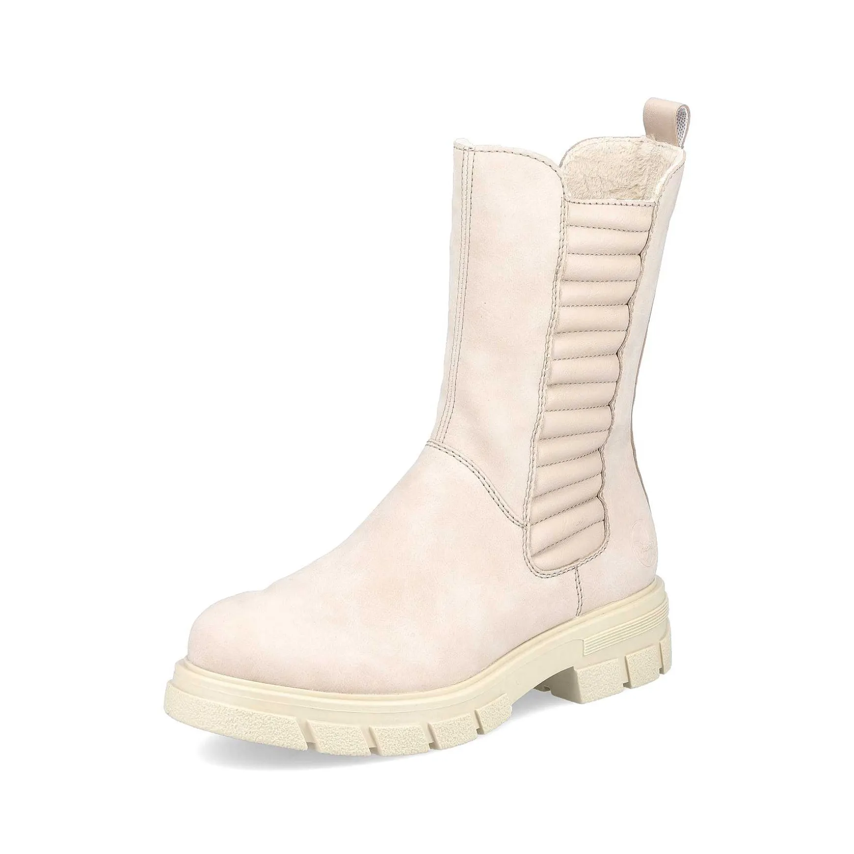 Rieker Women'S Chelsea Boots Light Beige