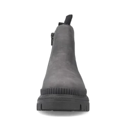 Rieker Women'S Chelsea Boots Granite Gray-Black