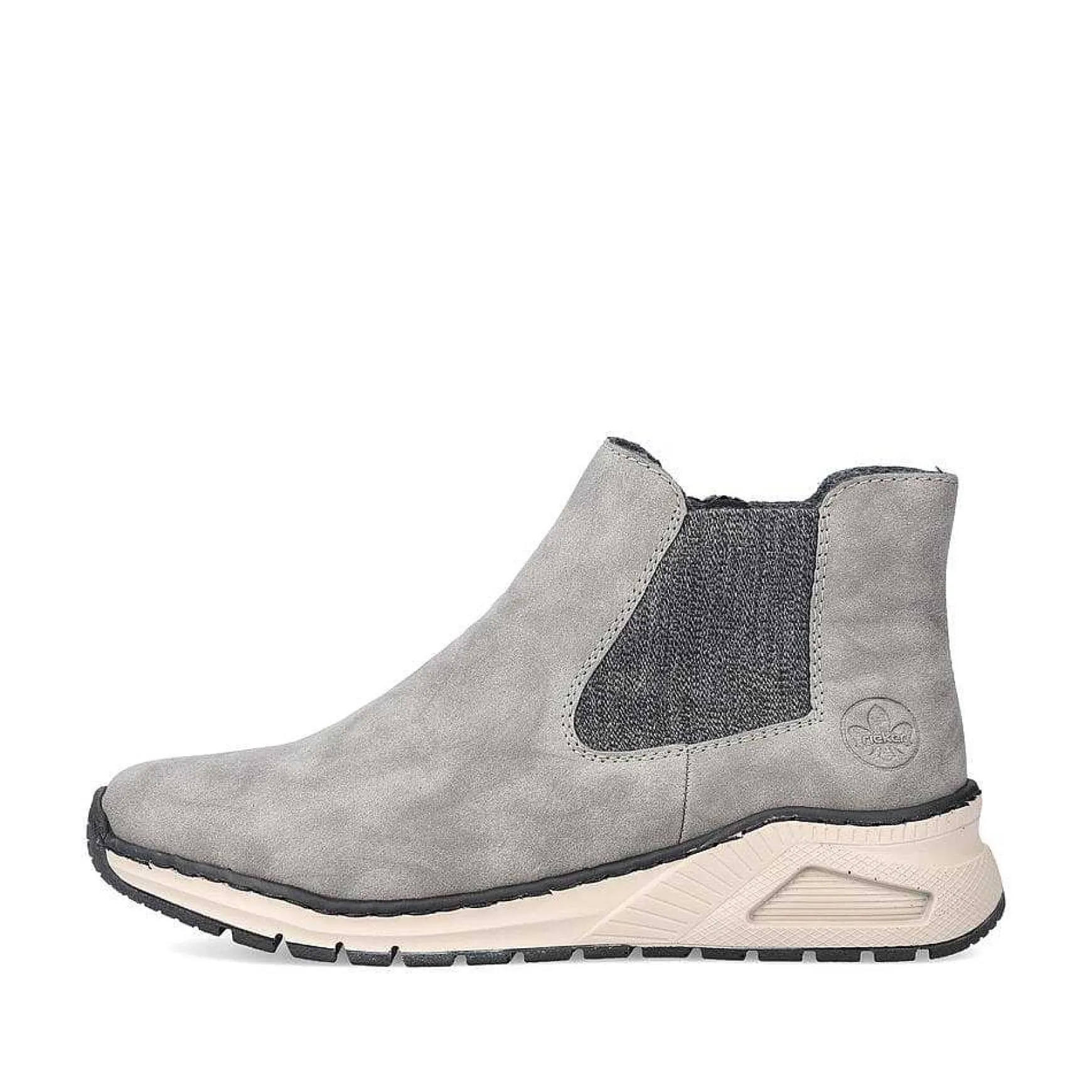 Rieker Women'S Chelsea Boots Silver Gray