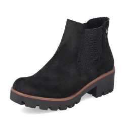 Rieker Women'S Chelsea Boots Graphite Black