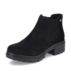 Rieker Women'S Chelsea Boots Graphite Black