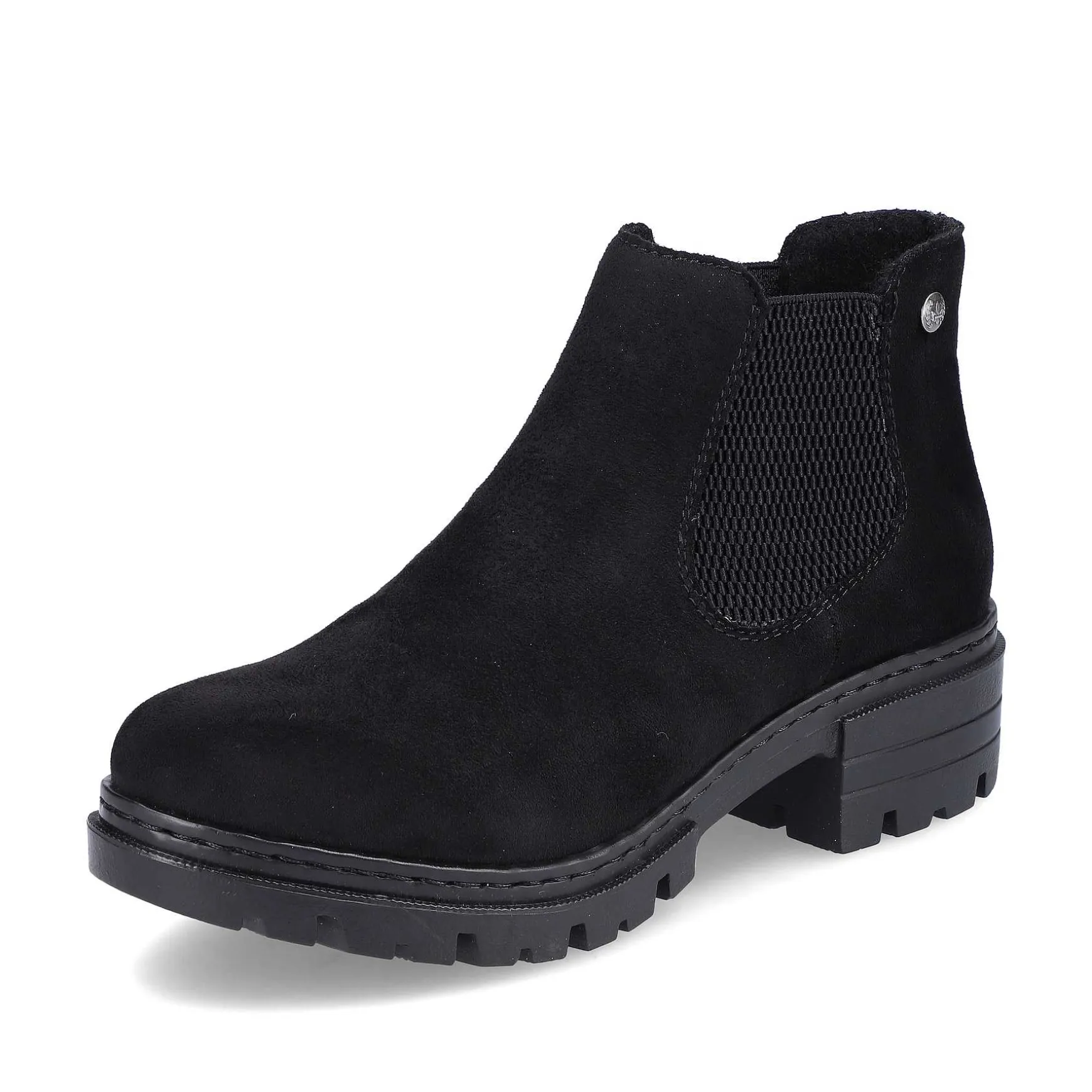 Rieker Women'S Chelsea Boots Graphite Black