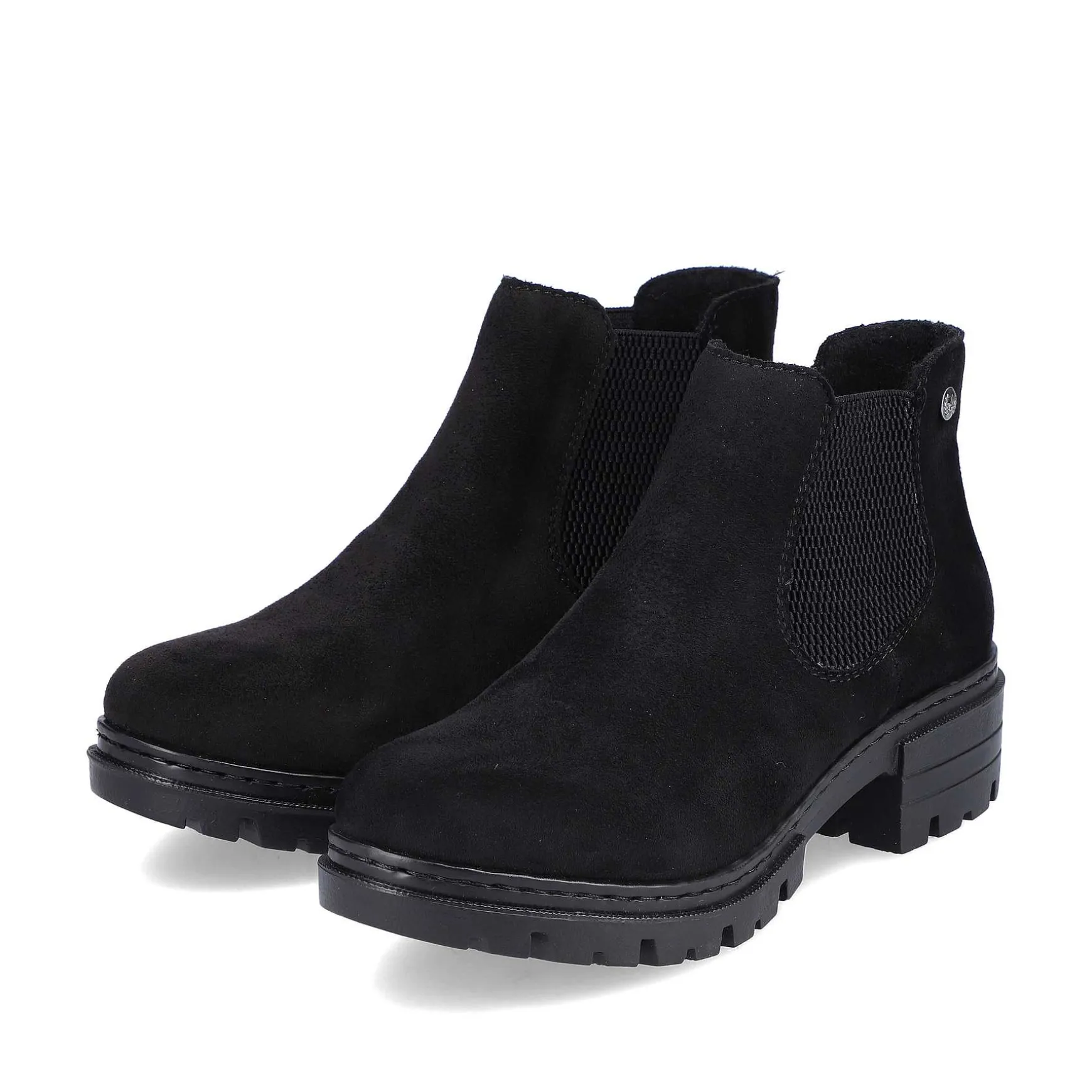 Rieker Women'S Chelsea Boots Graphite Black