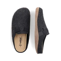 Rieker Women'S Clogs Asphalt Black