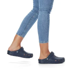 Rieker Women'S Clogs Navy Blue