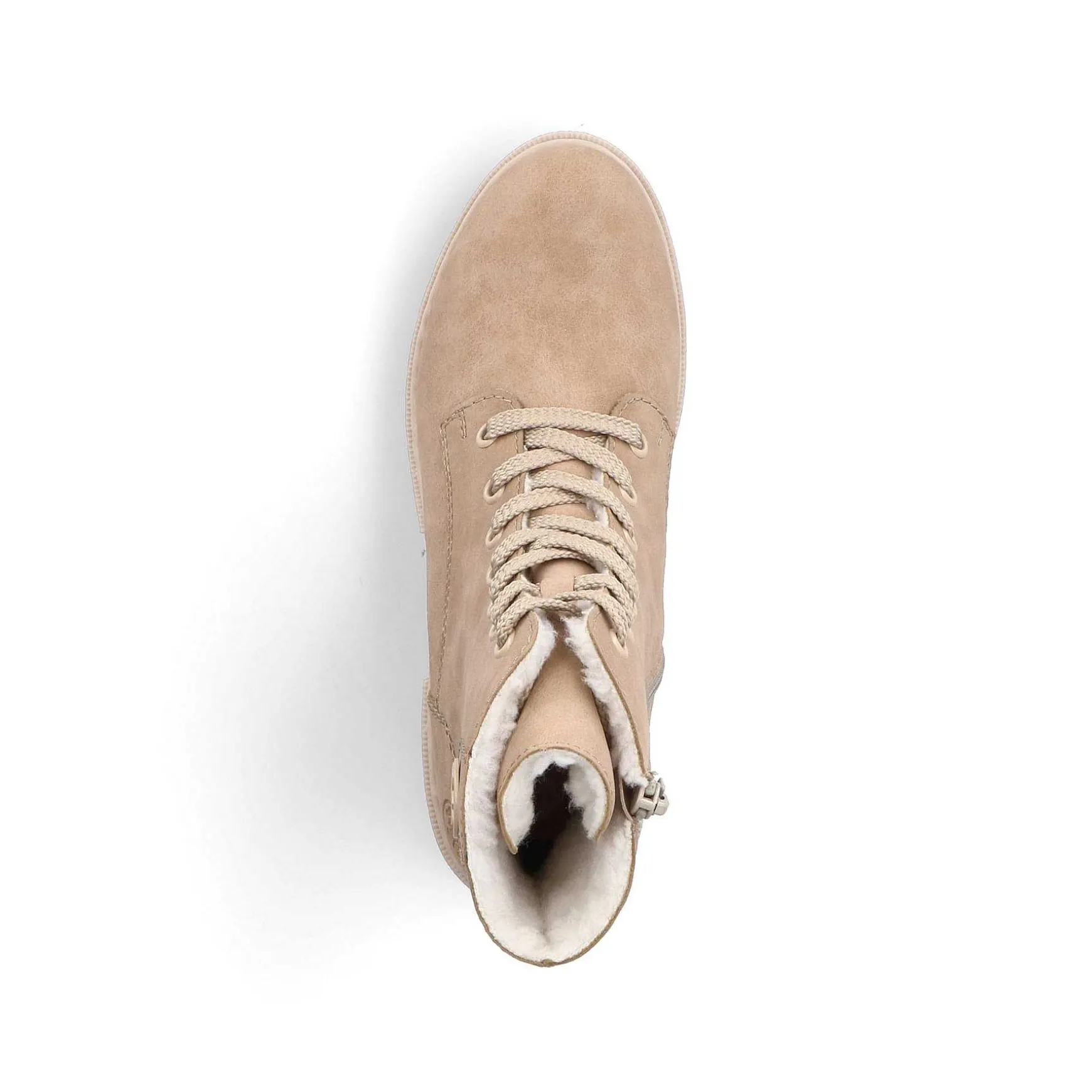 Rieker Women'S Corded Boots Brown Beige