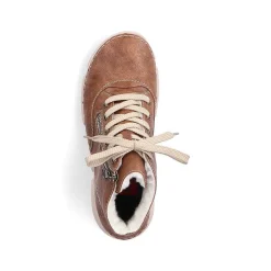 Rieker Women'S Corded Boots Chestnut Brown