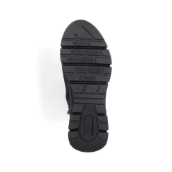 Rieker Women'S Corded Boots Asphalt Black