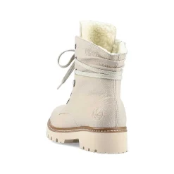 Rieker Women'S Corded Boots Cream Beige