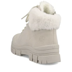 Rieker Women'S Corded Boots Light Beige