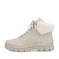Rieker Women'S Corded Boots Light Beige