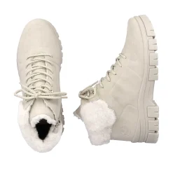 Rieker Women'S Corded Boots Light Beige