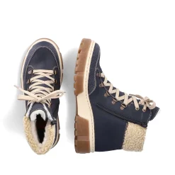 Rieker Women'S Corded Boots Sea Blue