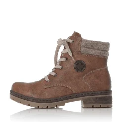 Rieker Women'S Corded Boots, Nut Brown
