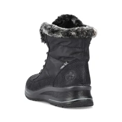 Rieker Women'S Corded Boots Night Black