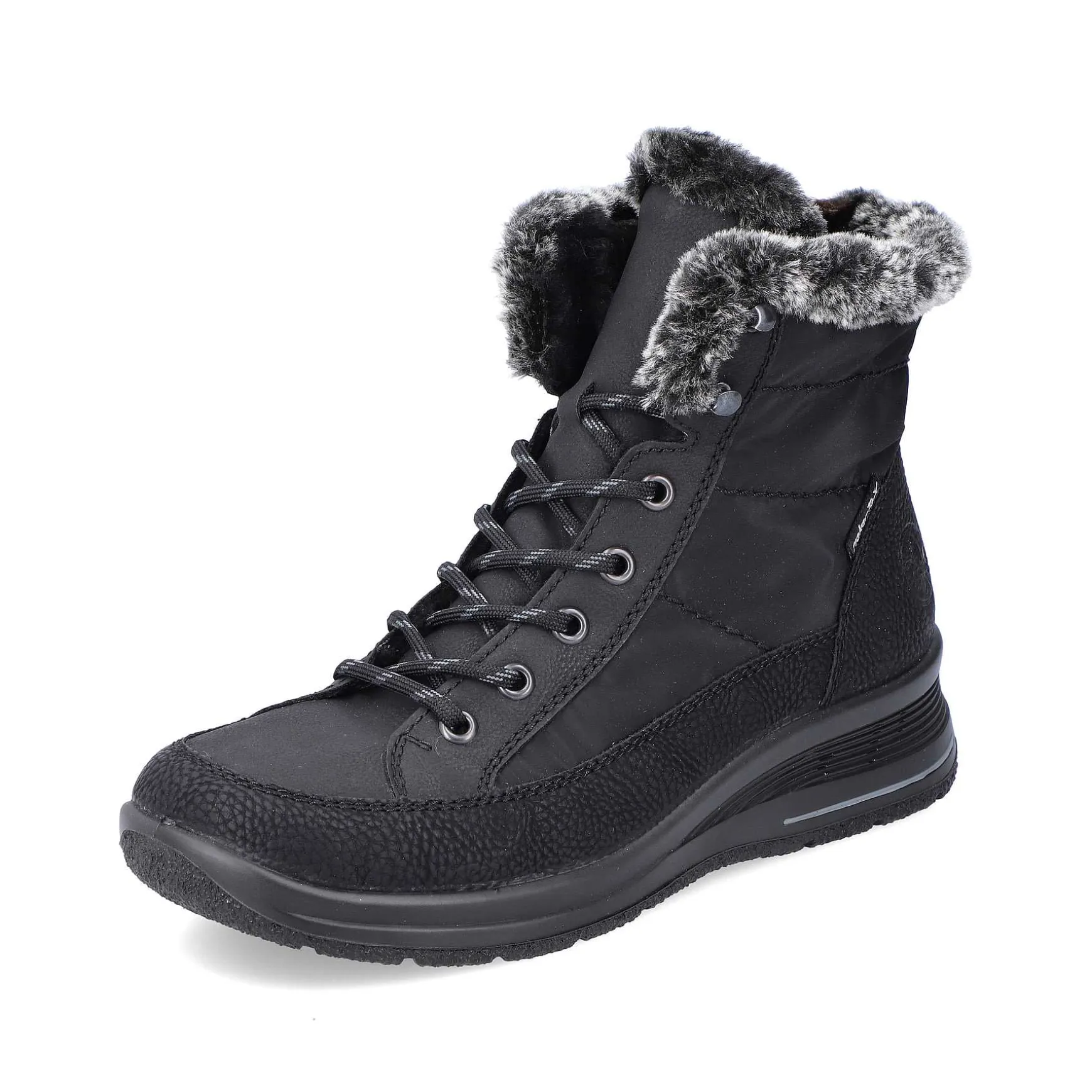 Rieker Women'S Corded Boots Night Black