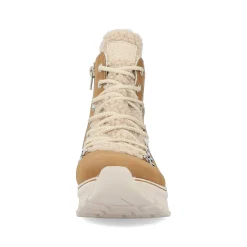 Rieker Women'S Corded Boots Nougat Brown