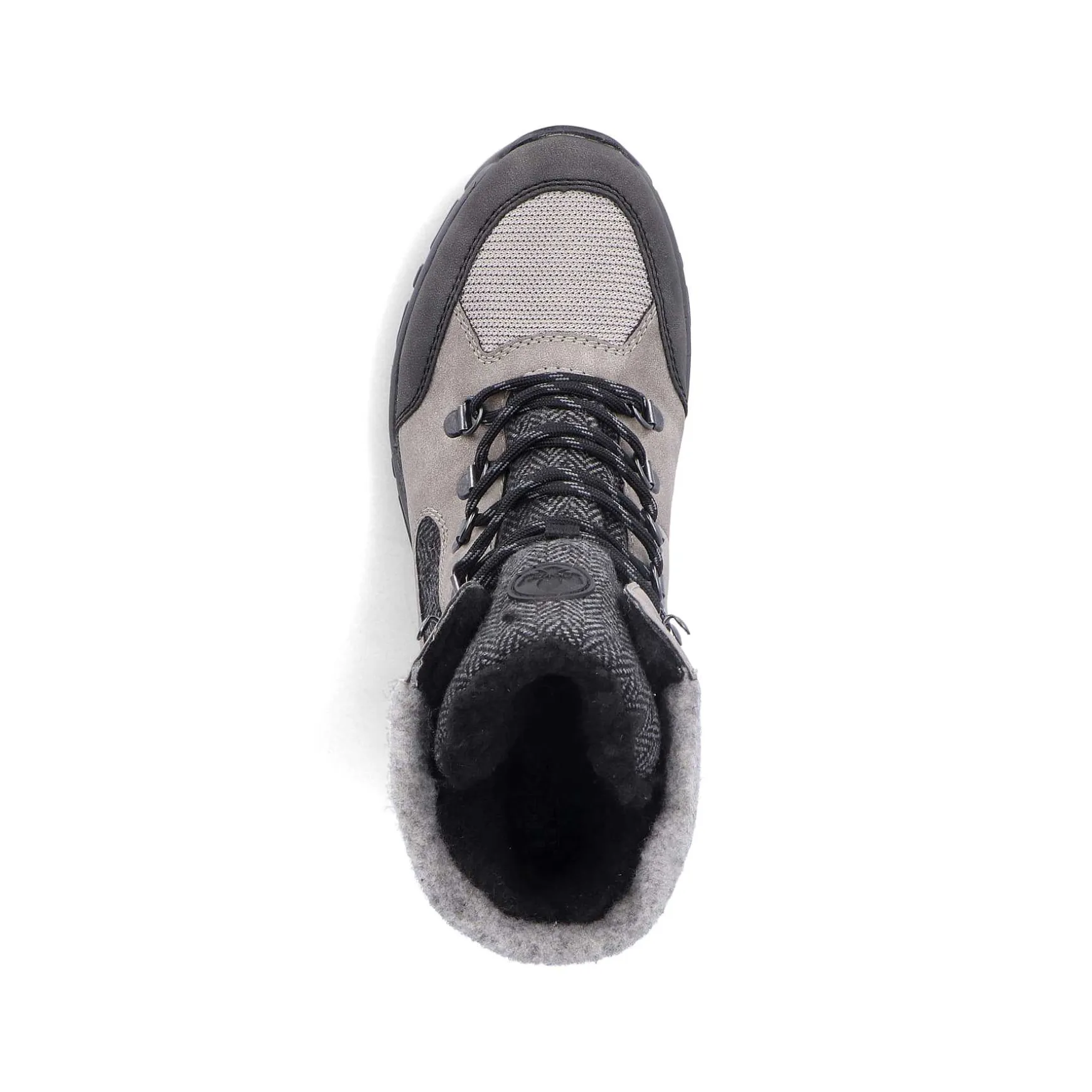 Rieker Women'S Corded Boots Silver Gray