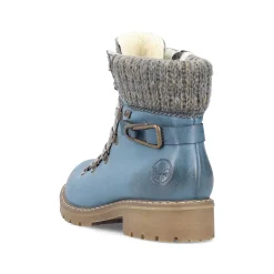 Rieker Women'S Corded Boots, Slate Blue