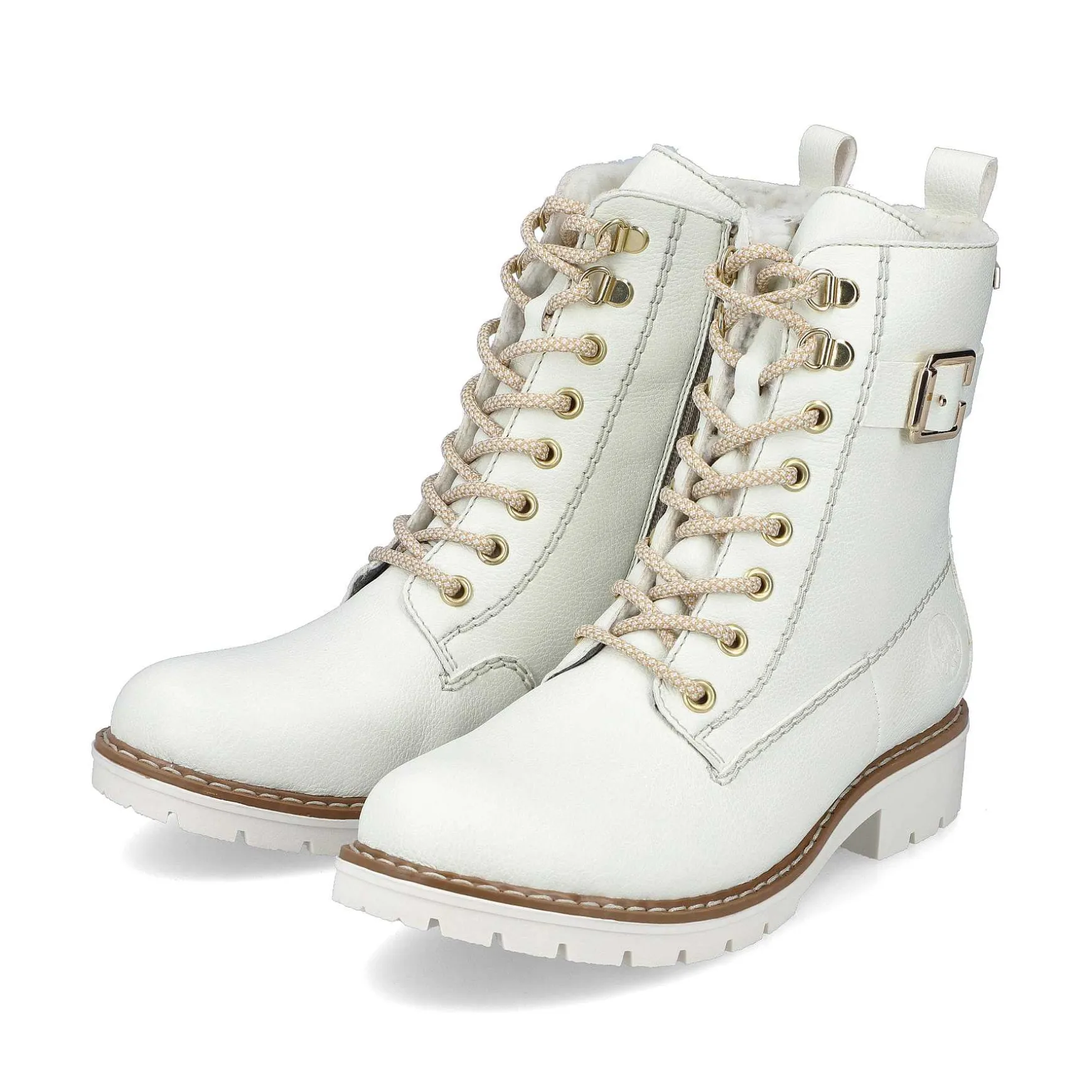 Rieker Women'S Corded Boots Pure White