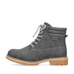Rieker Women'S Corded Boots Granite Gray