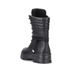 Rieker Women'S Corded Boots Deep Black