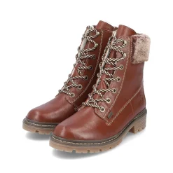 Rieker Women'S Corded Boots Fox Brown