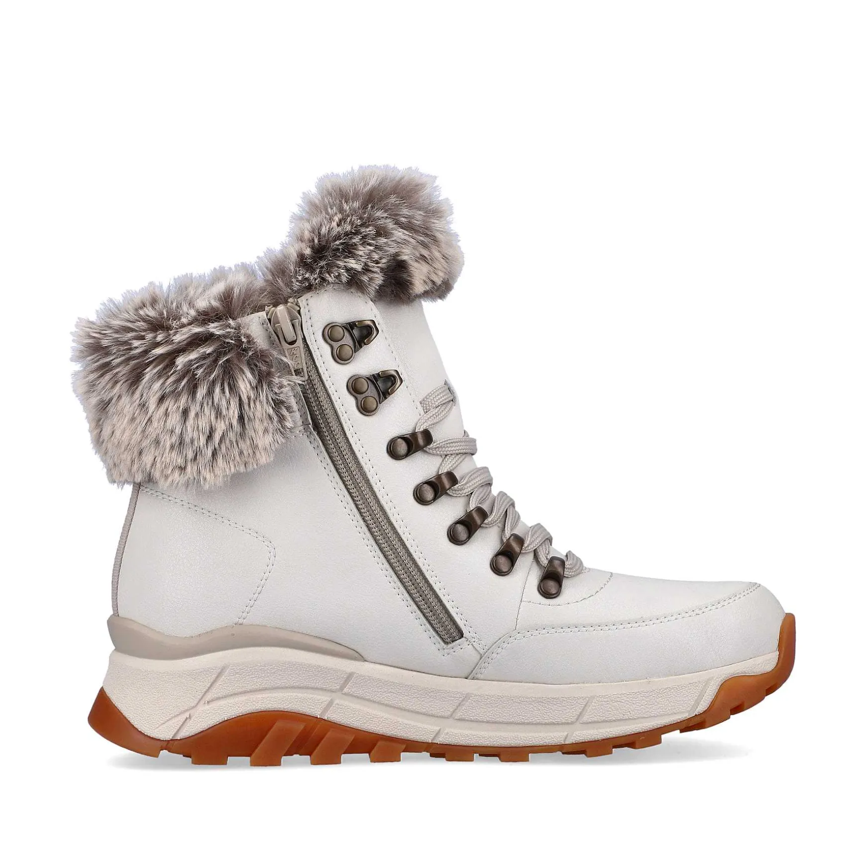 Rieker Women'S Corded Boots Frost White