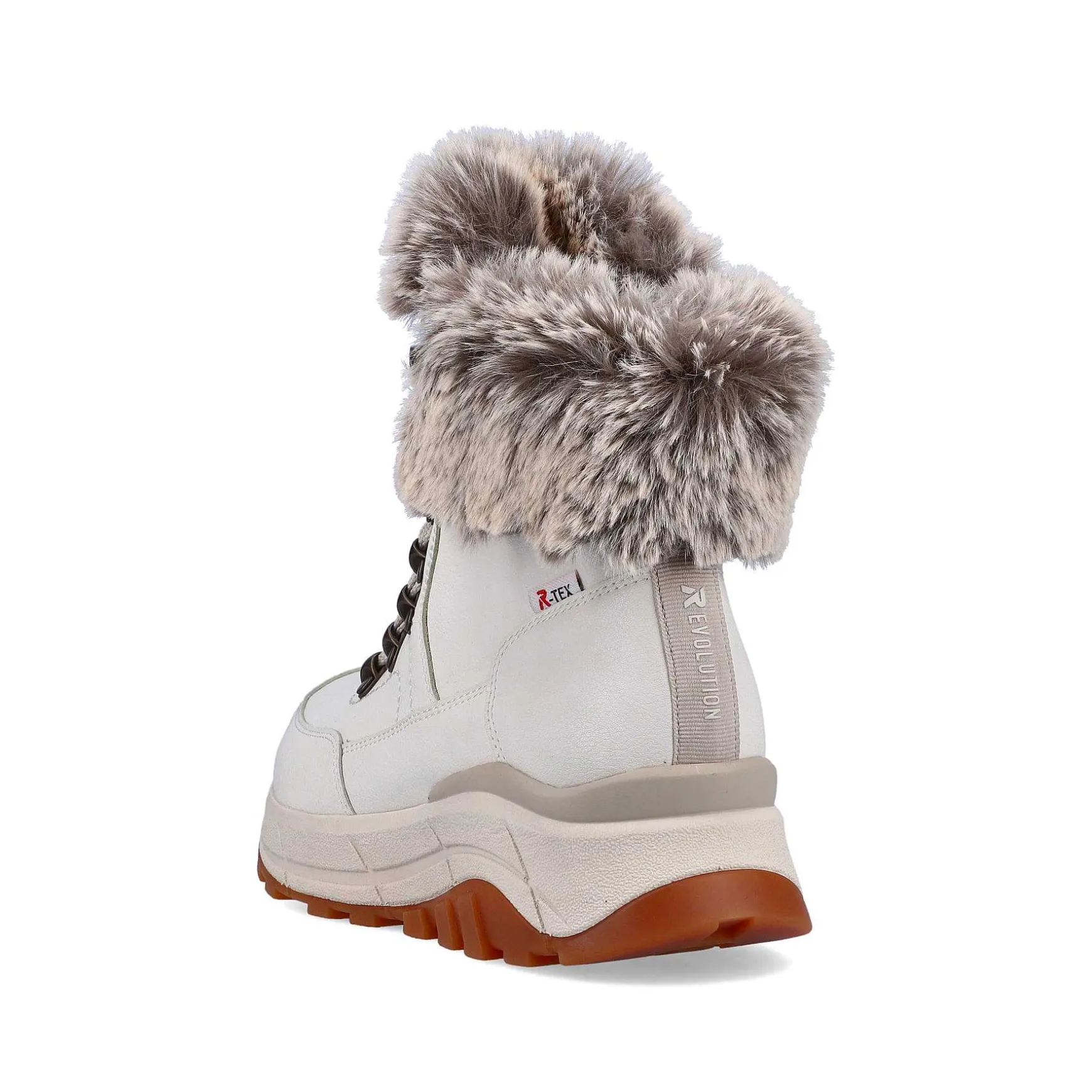Rieker Women'S Corded Boots Frost White